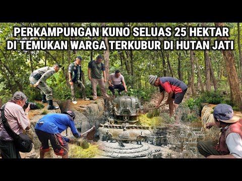 Perkampungan Kuno Era Majapahit Seluas 25 Hektar Ditemukan Warga Saat Gali Tanah Dihutan Jati.