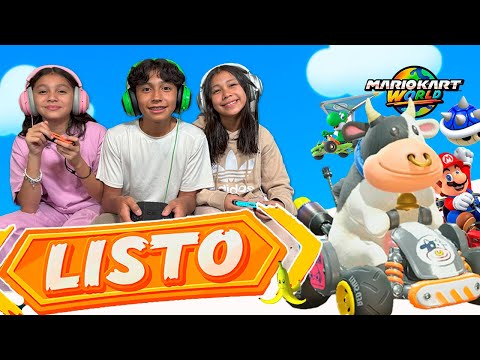 JUGAMOS EL NUEVO MARIO KART WORLD | Guzmancitos
