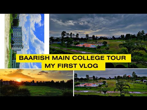 Barrish Main College Tour ❤️ #firstvlog #collegelife #vlog #viral #youtube