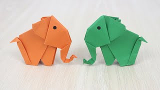 How to Make Cute Origami Elephant - Paper Elephant Making