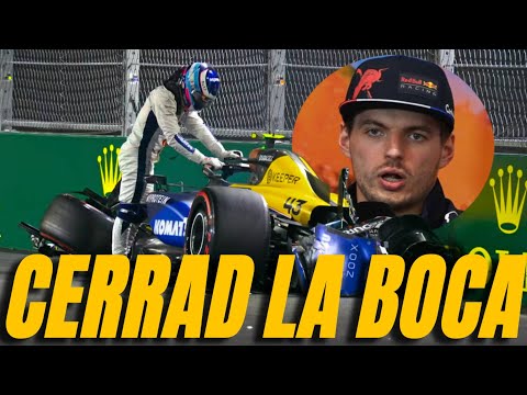 ¿PUDO EVITARLO? Verstappen PROTEGE a COLAPINTO de las CRÍTICAS por su ACCIDENTE en las VEGAS