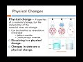 Exploring Physical and Chemical Properties of Matter