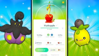 NEW HYDRAPPLE RELEASE IN POKEMON GO! Shiny BOOSTED Pumpkaboo, Smoliv and More / Harvest Festival