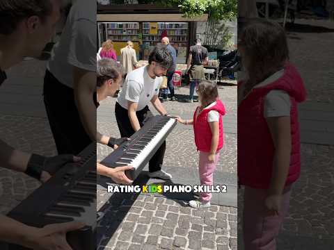 Rating KIDS piano skills #piano