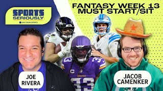 NFL Week 13 fantasy football start or sit? Consider these Bills and Ravens players for your lineups
