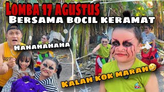LOMBA 17 agustus Mas raja ngak mau kalah sama ciwin#arekbudoyo 