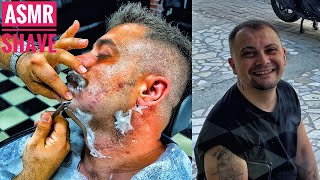 ASMR BEARD CUT AND RELAXİNG HEAD MASSAGE FOR SLEEP
