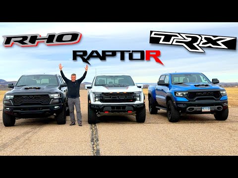 Time For A Rematch: The Ram RHO & Ram TRX Take On The Ford F-150 Raptor R (Plus A Surprise)!