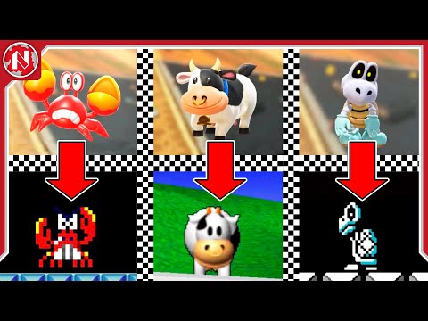 El ORIGEN de TODOS los PERSONAJES de MARIO KART WORLD