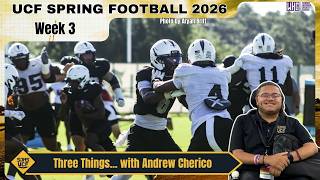 UCF  Football Spring Camp Update in 3 Minutes: Tight end blocking, forcing turnovers, and maturity
