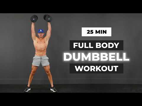 25 Min FULL BODY DUMBBELL HOME WORKOUT