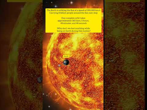 Earth Is Moving at 300,000 km/s — Why Don’t We Feel It? #universe #earth