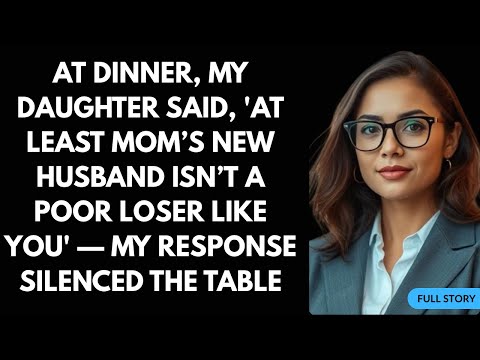 At Dinner, My Daughter Said, 'At Least Mom’s New Husband Isn’t a Poor Loser Like You' — My #Cheating