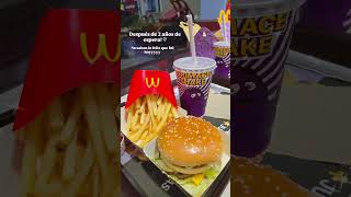 ya llegó grimace Shake  mcdonald's México 2025