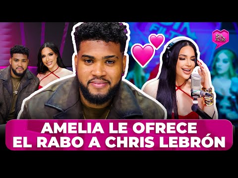 AMELIA ALCÁNTARA LE OFRECE EL RABO A CHRIS LEBRÓN EN PLENA ENTREVISTA