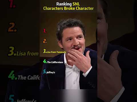 Ranking SNL Characters Broke Character #celebrity #entertainment #comedy #funny #snl