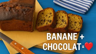 Air Fryer : Gâteau banane chocolat 🍫🍌 Ultra rapide et délicieux !