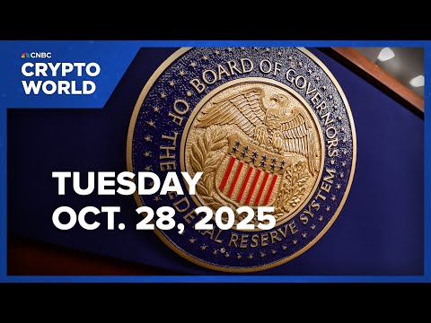 YouTube video thumbnail: Bitcoin and Ether Fall as Federal Reserve’s October Meeting Kicks off