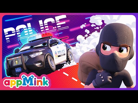 NEW!🚓💪 Police Car Song ! 🎵🚔 Hero in Action! 🌟✨ #appmink #nurseryrhymes #kidssong #cartoon #kids