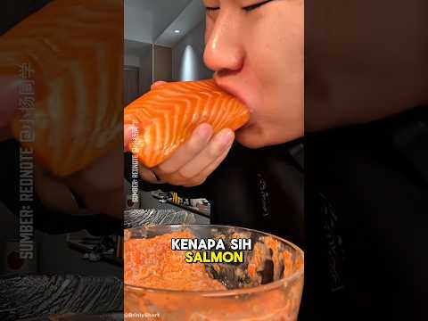 Kenapa Salmon Lebih Populer Dimakan Mentah daripada Dimasak? #salmon #foodshorts #shorts #fyp