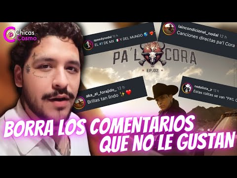 ACUSAN A CHRISTIAN NODAL DE BORRAR LOS COMENTARIOS DE HATE DEL PUBLICO Y UTILIZAR BOTS#nodal