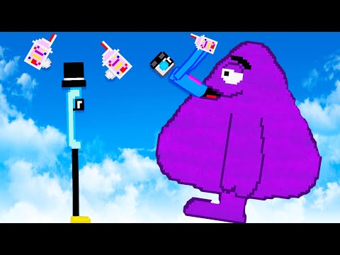 We Steal a Grimace Shake and Everything Goes Wrong in People Playground!
