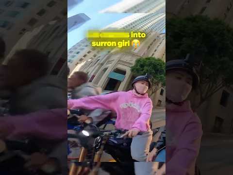 Guy Crashed To A Surron GIRL