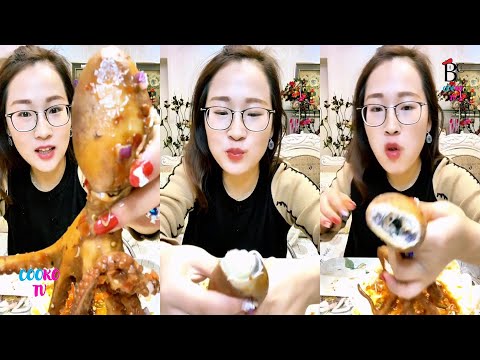 【Mukbang ASMR Seafood】She is very greedy to eat seafood lobster, octopus, crab 。49