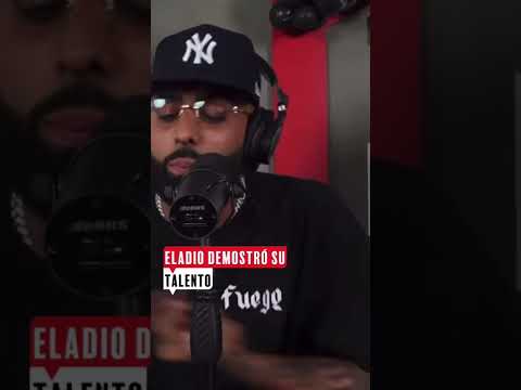 #EladioCarrion demostr贸 su talento rapeando sin trabarse