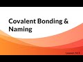 Naming Covalent Compounds: Key Concepts and Applications