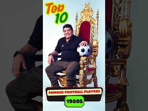 World Most Famous Football Legends of the 1980s😯Part _1 #ytshorts #footballplayer