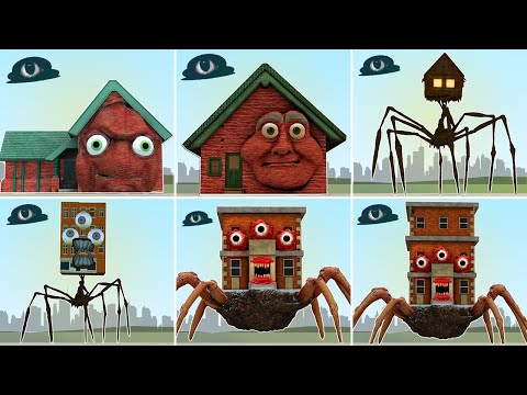 ALL HORROR HOUSE & BUILDINGS FAMILY In Garry's Mod