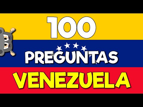 100 PREGUNTAS de VENEZUELA 🟡🔵🔴 ¿Cuánto sabes de Venezuela?