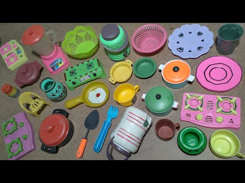 ASMR | unboxing cute mini kitchen cooking toys collection | most satisfying video