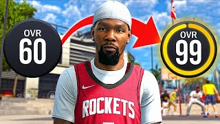 NBA 2k26 Kevin Durant 60 to 99 Overall #1| This Slim Reaper Build CRAZY 😈