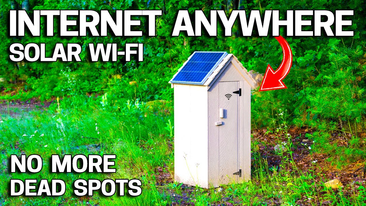 How to Get Wi-Fi ANYWHERE Indoors or Outdoors without Cables – DIY Solar MESH
