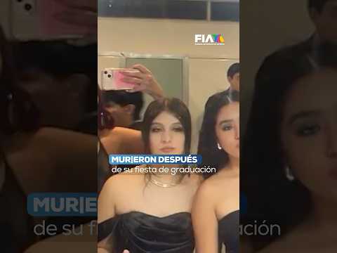 DE LA FIESTA AL DOLOR | Tres amigos mueren tras accidente de auto al salir de su graduación