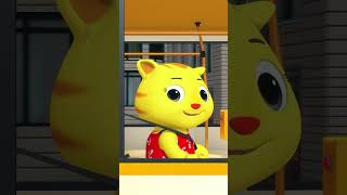 Wheels On The Yellow Bus 🚌🎶 #LBB #Short #bus