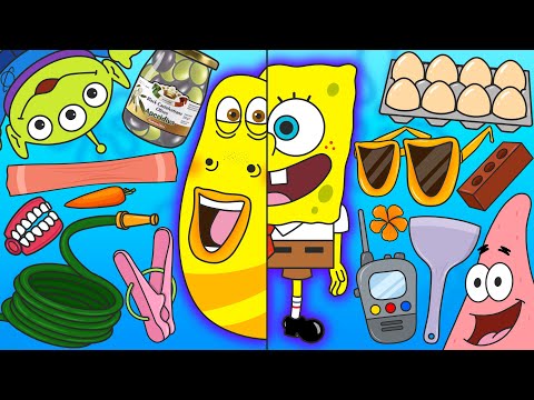 스폰지밥 라바 옐로우 변신시키기 SpongeBob Larva Transformation