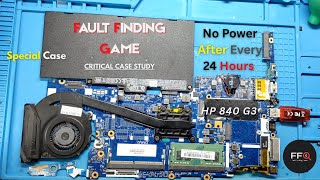 840 G3 NOT POWERING ON BATTERY AFTER 24 HOURS | VERY IMPORTENT CASE STUDY | TEST POINT | #hp #840