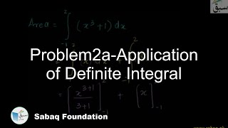 Problem2a-Application of Definite Integral