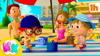 Música da praia 🏖️☀️ Canções de verão para crianças | HeyKids em Português