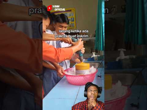 Cowo ketika menggunakan otaknya😎 #masasekolah #sekolah #eskrim