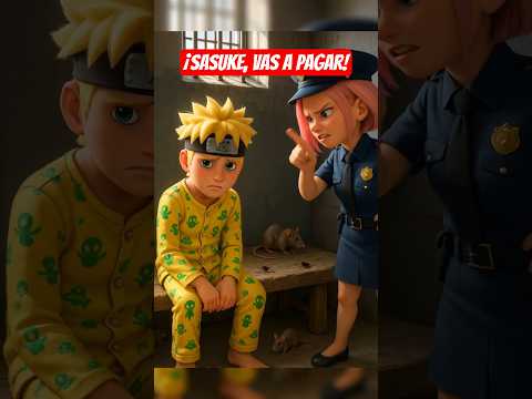 ¡Naruto fue a comprar tintas y terminó preso!😭