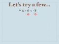 Solving One Step Inequalities with Addition and Subtraction