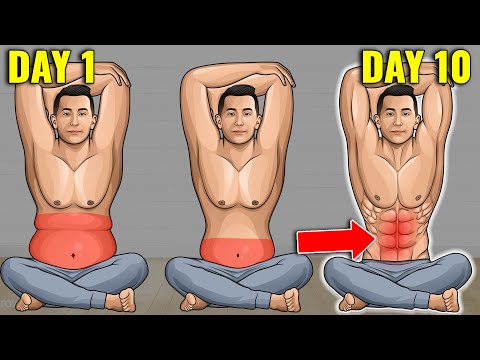 10 Day 10 Sitting Exercises No Situps To Lose Belly Fat!