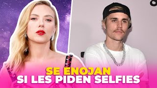Scarlett Johansson y más famosos que enfurecen si les pides una foto