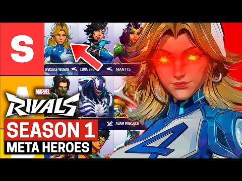 Marvel Rivals Season 1 UPDATED: BEST Hero Tier List for Strategist, Duelist & Vanguard!