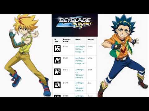 beyblade burst sparking qr codes