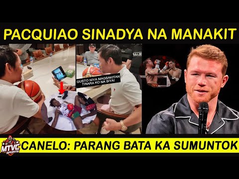 PACQUIAO Nang-Gigil Pala Sinadya na Saktan si SPEED | Canelo: Sisiw si Berlanga